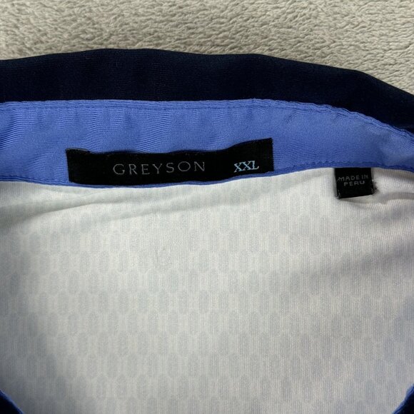 Greyson Golf World Tour Performance Stretch Mens XXL Short Sleeve Polo Shirt - Picture 5 of 10